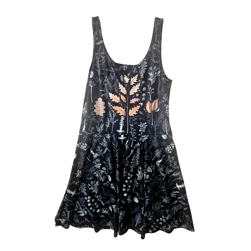 Rogue and Wolf The New Dark Large Autumn Memoir Skater Dress Witchy Whimsigoth - Picture 3 of 8